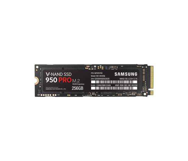 Samsung 256GB 1,8'' Seria 950 Pro M.2 2280 nvm - 263885 - zdjęcie